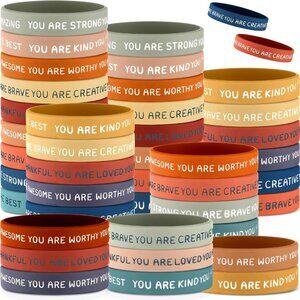 Your choice of 1 Affirmation Silicone Bracelet